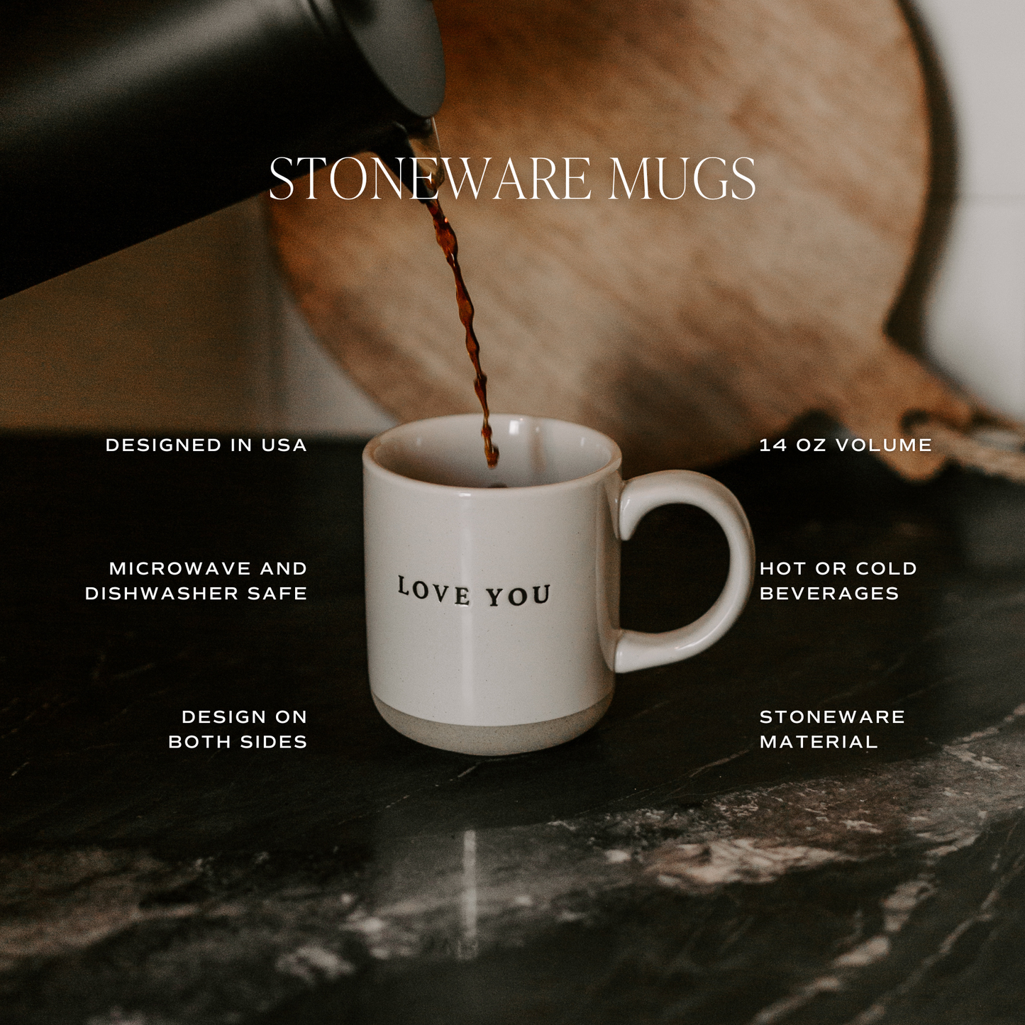 For the Best Dad-Stoneware Coffee Mug