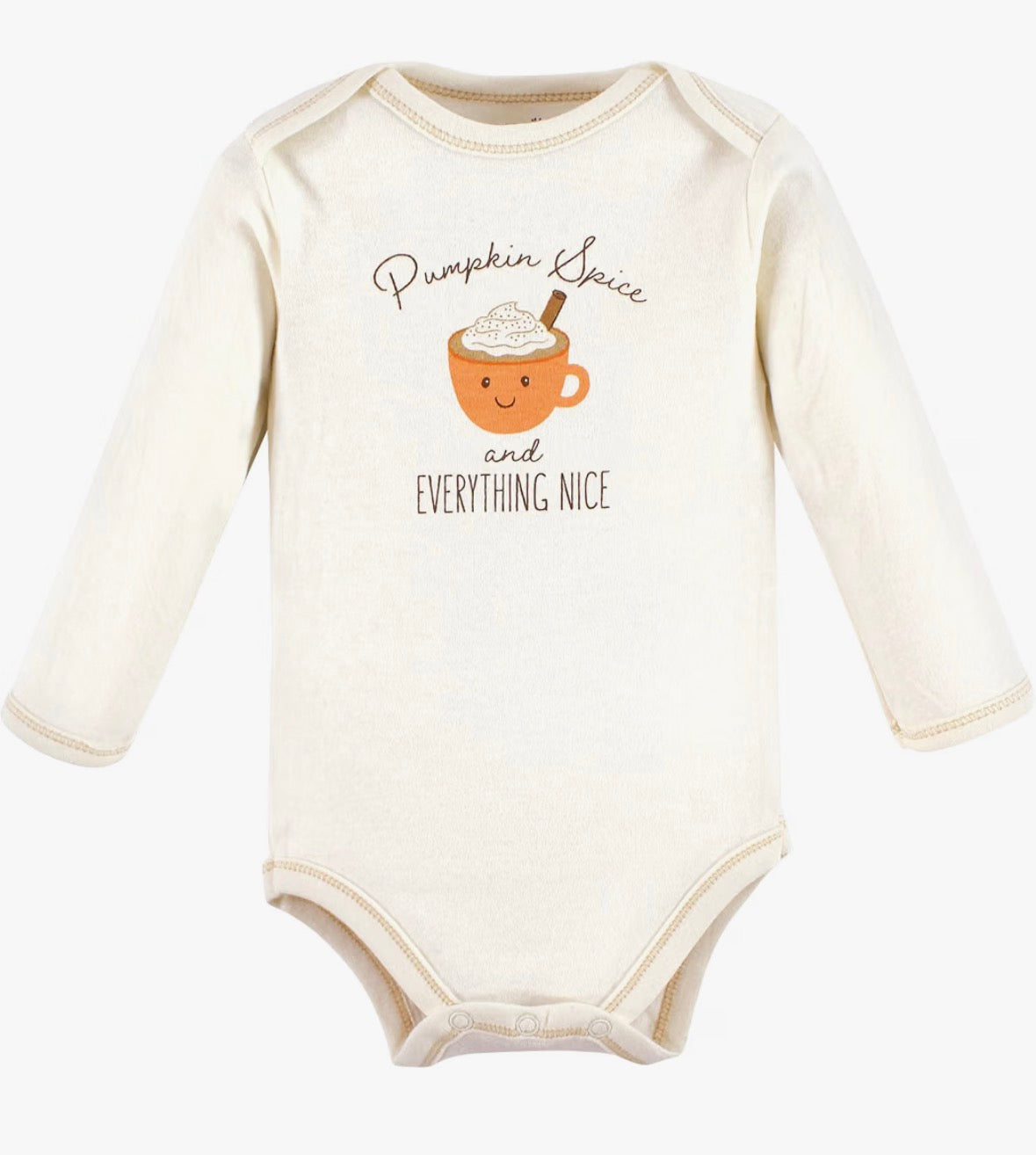 Pumpkin spice onesie
