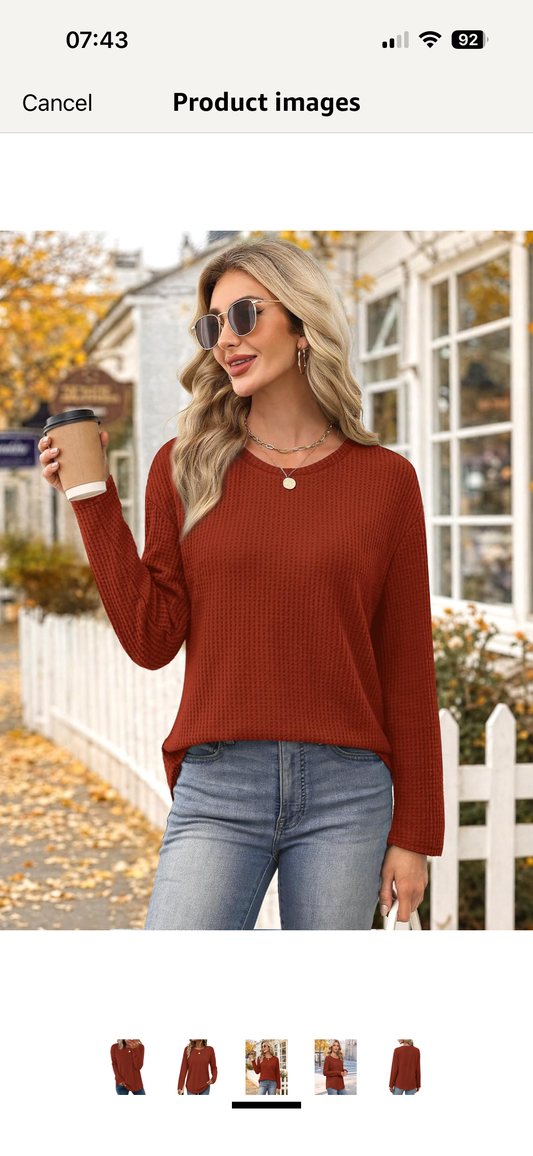 Lightweight pullover sweater